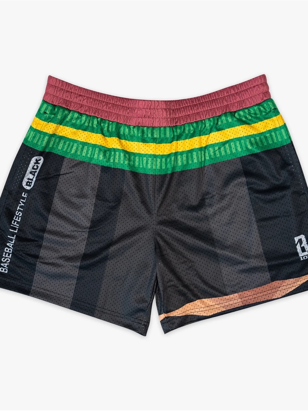 Baseball101 SOLD OUT ONLINE youth  Athletic Shorts - Black with Green